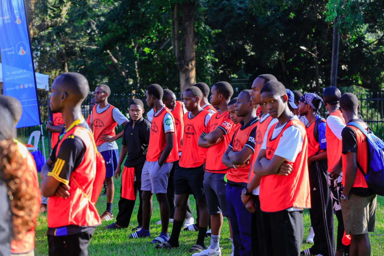 Young people participating in a group activity